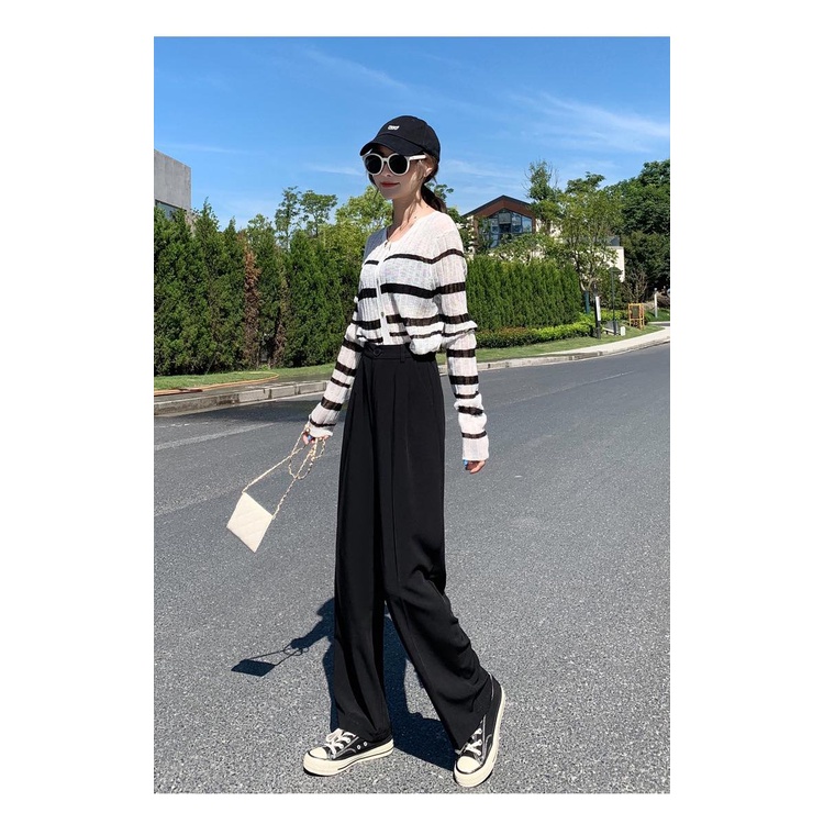 Quần Âu Nữ Ống Rộng Thời Trang Phong Cánh Chất Liệu mềm mịn Form đứng | BigBuy360 - bigbuy360.vn