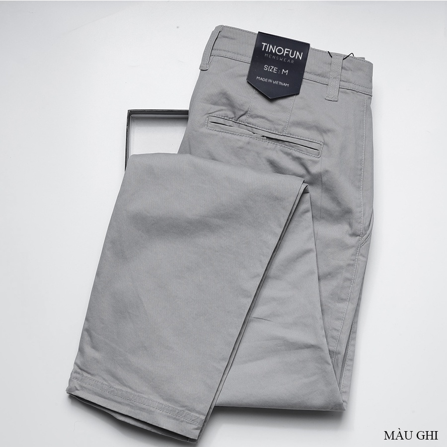 Quần Kaki Nam Azila QA04 Chất Kaki Korean Dày Dặn Mềm Mịn Co Giãn Phong Cách Trẻ Trung Công Sở