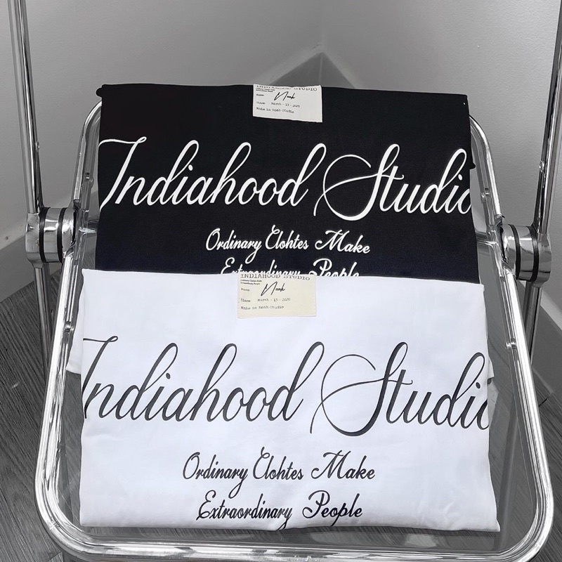 (có sẵn) Áo thun Tay lỡ Form rộng Indiahood unisex (nam nữ mặc được)