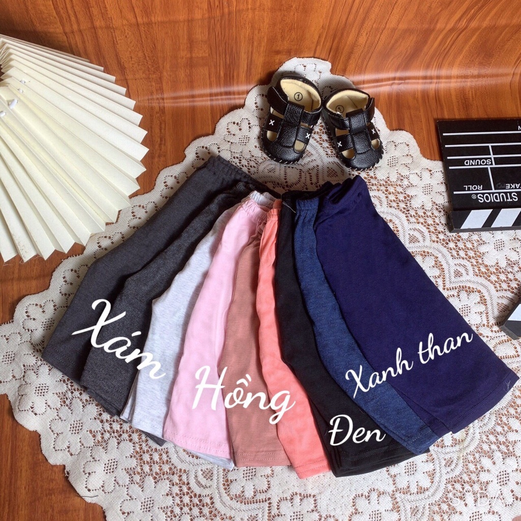 Quần legging đùi bé gái 7-18kg  - Quần chục legging đùi bé gái xinh xắn