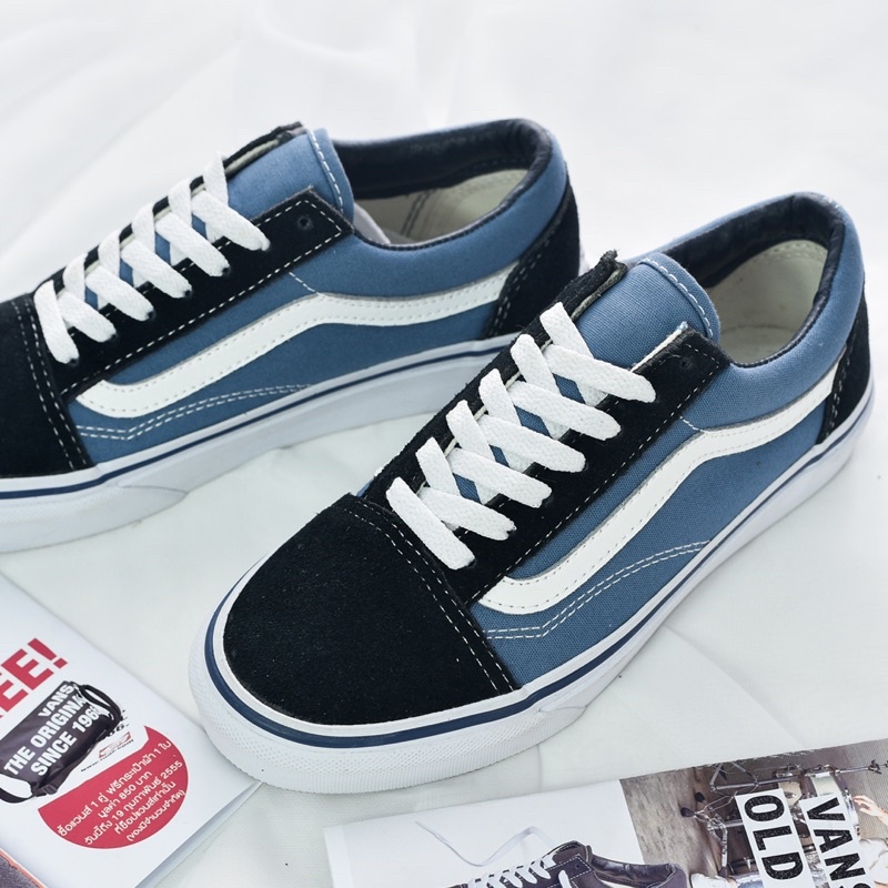 Giày Vans Old Skool nam nữ chính hãng, Vans Navi cao cấp full box bảo hành 6 tháng