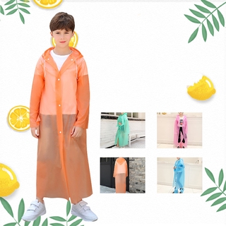 dùng một lần Áo mưa dáng dài trong suốt tiện lợi dành cho trẻ em Sử dụng một lần