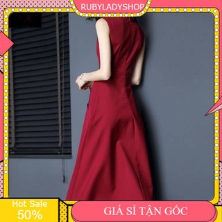 ĐẦM XOÈ PHỐI NÚT DÁNG DÀI CAO CẤP