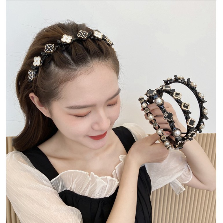 Cài tóc, băng đô có kẹp tiktok cho tóc cực xinh phong cách Hàn Quốc - Selenshop