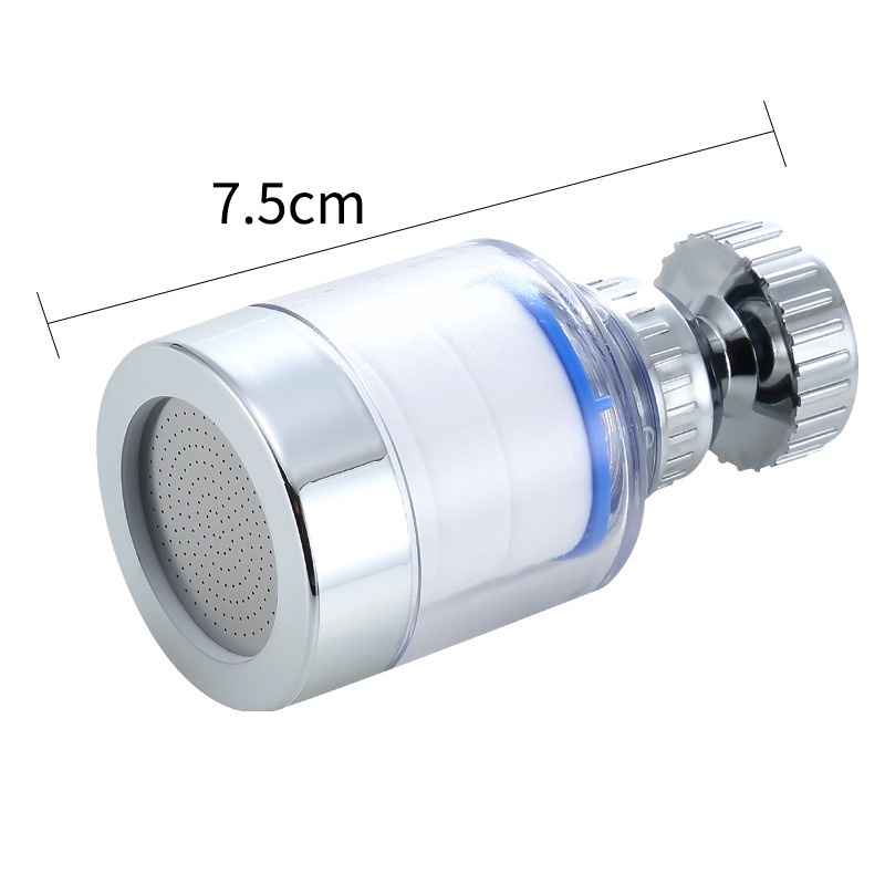Đầu vòi rửa bát chén tăng áp L.Ọ.C K.H.Ử CLO DƯ điều hướng xoay 360 độ dài 19.2cm