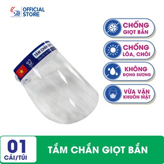 Tấm chắn giọt bắn trong suốt bảo vệ 3 chiều Trường Dương - Túi 1 cái