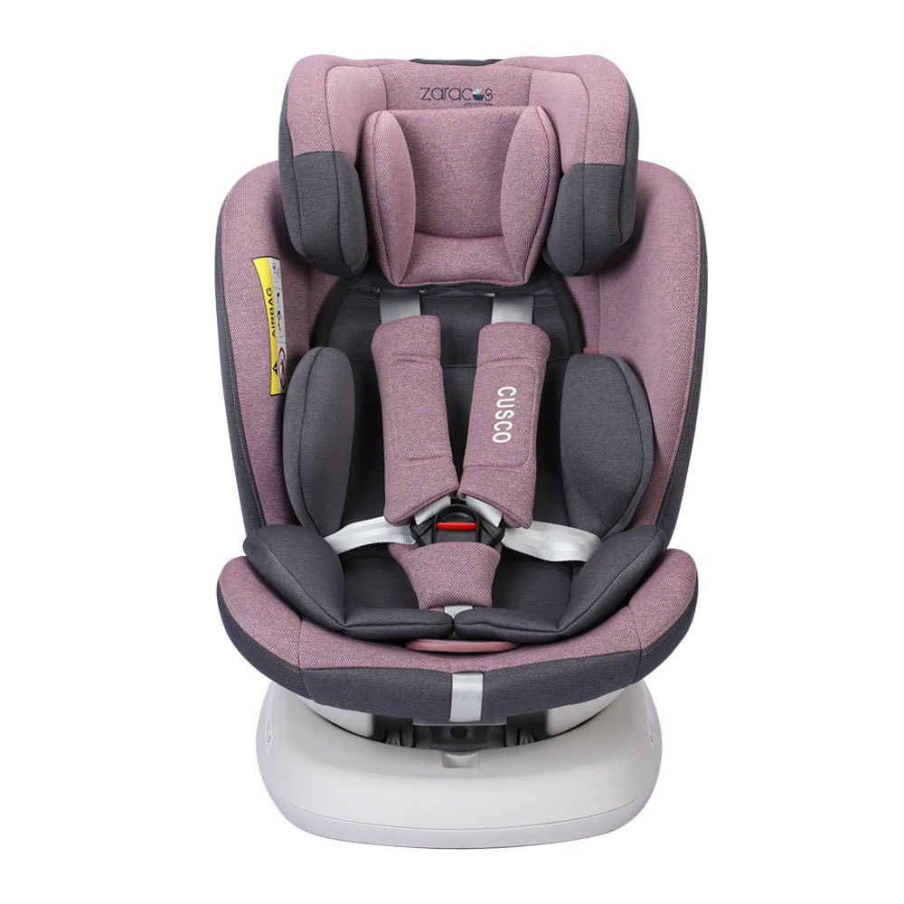 Ghế ngồi ô tô cho bé xoay 360° – Zaracos CUSCO 6406 – ISOFIX nhiều màu sắc (tặng kẹp cố định dây an toàn)