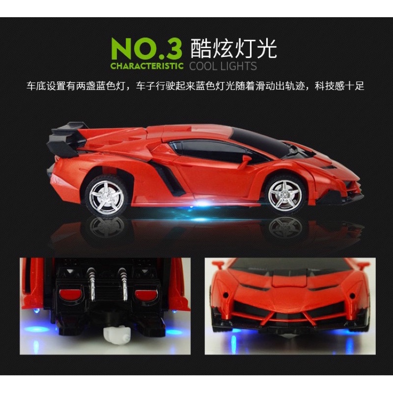 Xe Oto điều khiển từ xa Biến Hình Thành Robot Fullbox Như Hình , Có Sạc Pin, Tặng 3 Pin Theo Hãng,Xe Đua Đồ Chơi Bé Trai
