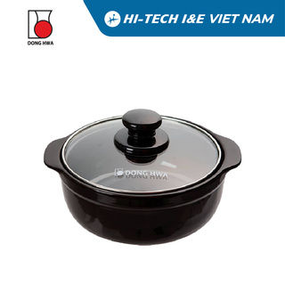 Nồi đất cao cấp tucbeghi nắp kiếng dong hwa kho cá thịt