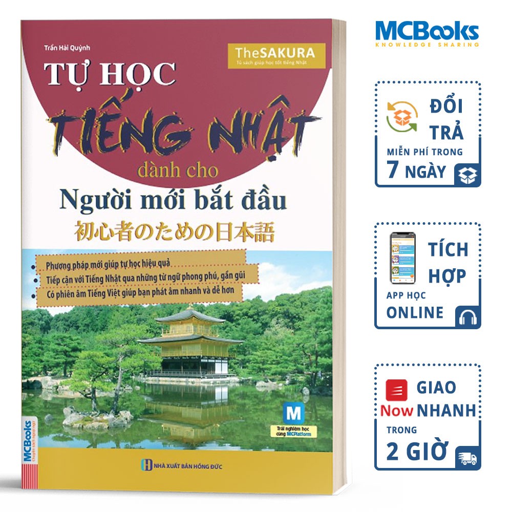 Sách - Tự Học Tiếng Nhật Dành Cho Người Mới Bắt Đầu - Học Kèm App Online