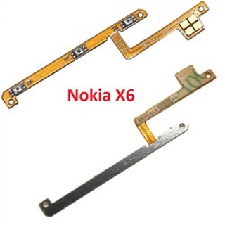 Dây nút nguồn + âm lượng nokia x6 / 6.1 plus