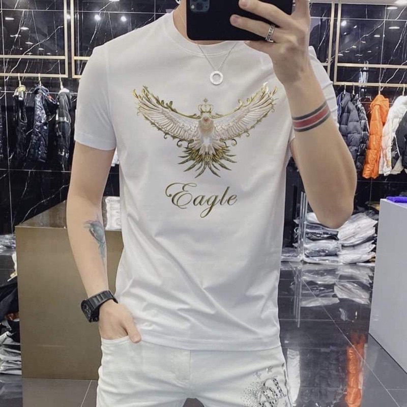 áo thun nam ,tay ngắn phong cách thời trang cá tính .chat cotton hàn lên đồ cực ngầu