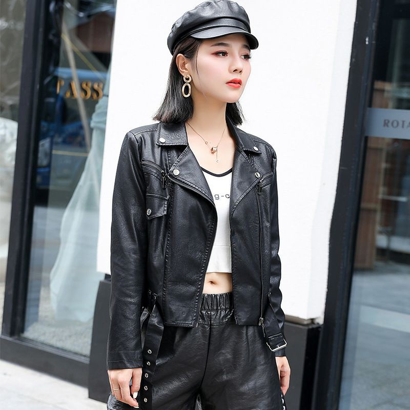 [SALE] Áo da nữ Biker jacket cao cấp