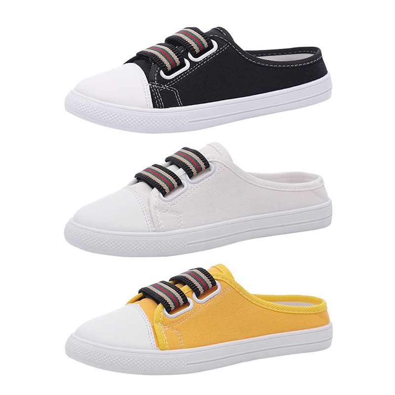 Giày sneaker nữ đế bệt chống trượt