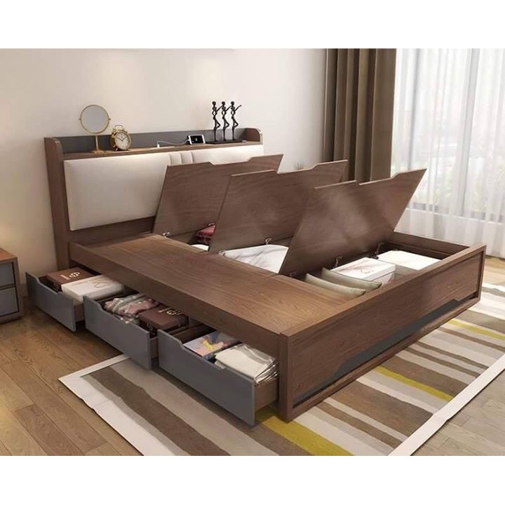 Giường ngủ thông minh đẹp tại Hà Nội - Ship toàn quốc - Thiết kế và thi công trọn gói nội thất tại Hà Nội