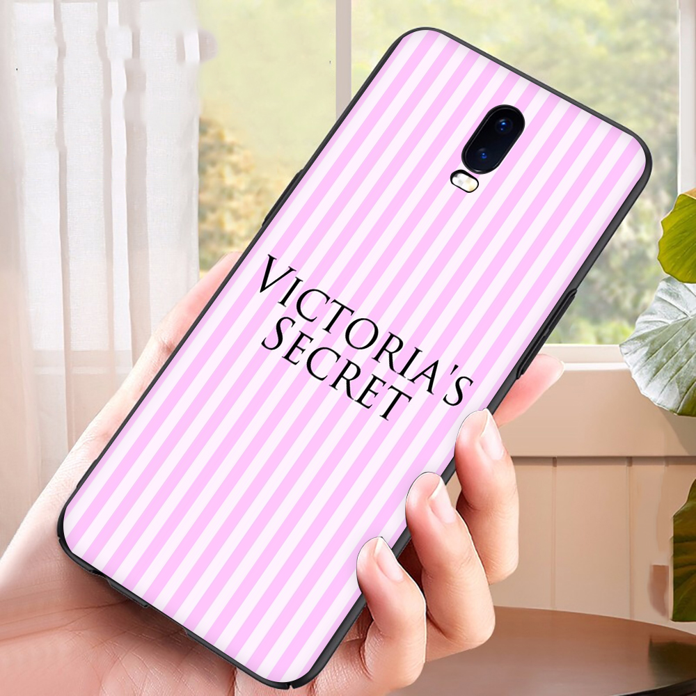 Ốp Điện Thoại Tpu Mềm Chống Rơi Màu Đen In Chữ Victoria 's Secret Cho Oppo A9 2020 A37 Neo9 A39 A57 A53 2020 A32 2020 A59 F1S