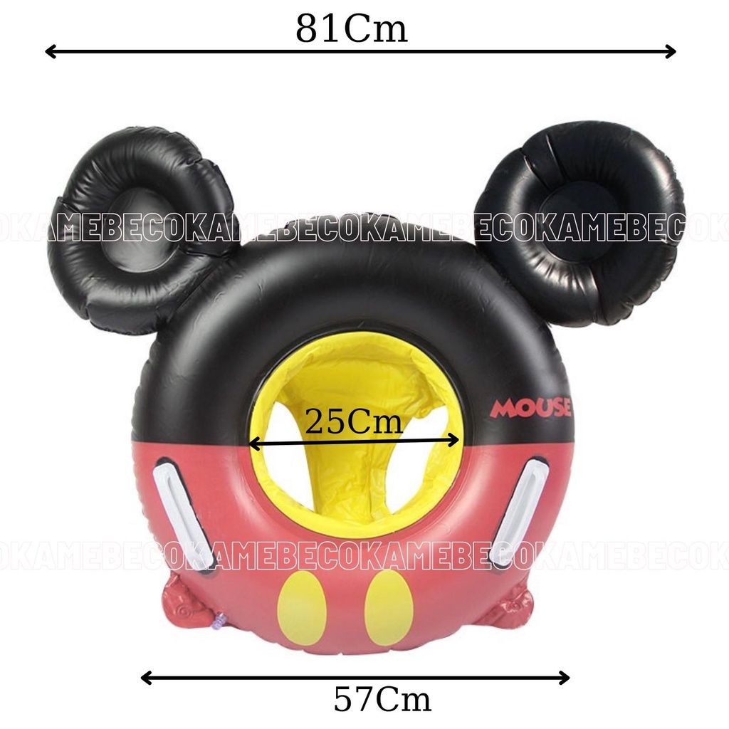 Phao bơi tròn hình Mickey đáng yêu cho bé Trai bé Gái từ 1 đến 6 tuổi