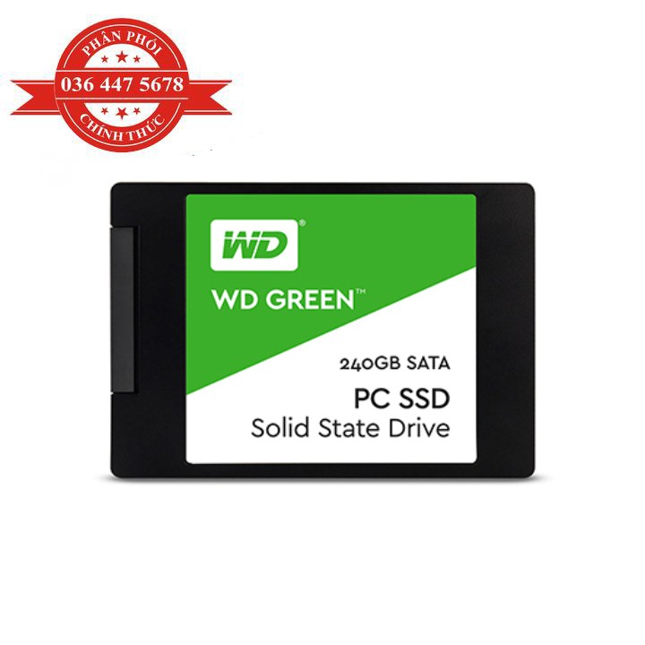 Ổ cứng SSD WD 240GB Green - fpt vĩnh xuân Phân Phối