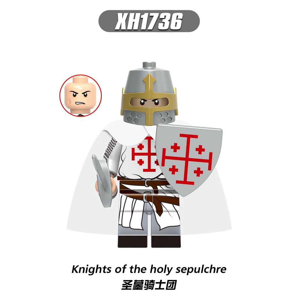 Minifigures Các Mẫu Nhân Vật Lính Trung Cổ Lính Roman Chiến Binh La Mã Cổ Đại Sparta Hiệp Sĩ Lính Thập Tự Chinh X0316
