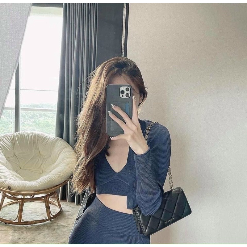 Túi xách nữ đeo chéo chần ô, ví dài cao cấp xuất dư  | Punti Bags