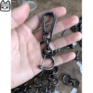 Metal Key Ring Holder Horseshoe Car Keychain Multi-function Keyring