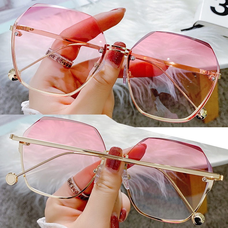 Kính Mát Gọng Lớn Chống Tia UV Thời Trang Dành Cho Nữ