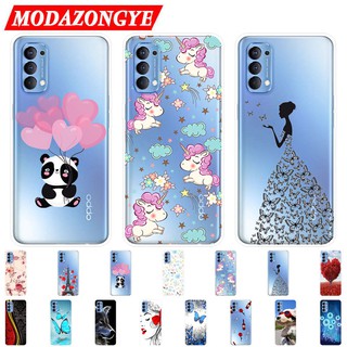 Ốp Điện Thoại Silicon In Hình Dễ Thương Cho Oppo Reno4 Reno4 Pro 4 Pro