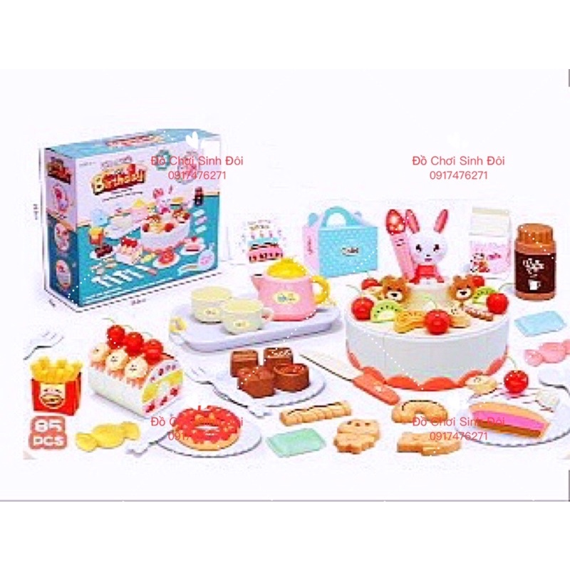 hộp đồ chơi cắt bánh sinh Nhật