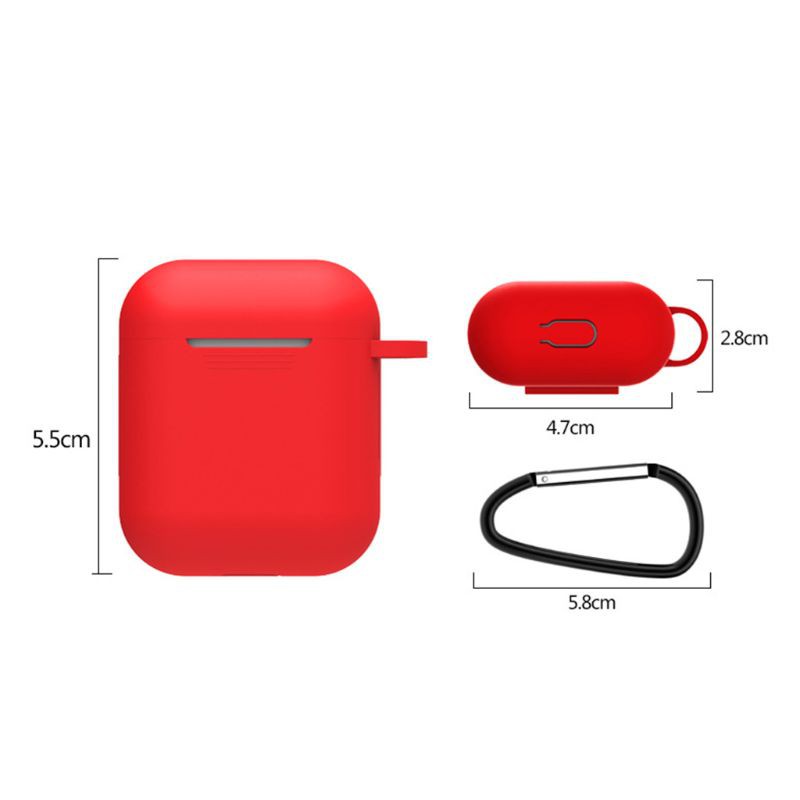 Bộ Hộp Đựng Tai Nghe Airpods 7 Trong 1 Bằng Silicone Mềm Chống Thất Lạc Chuyên Dụng