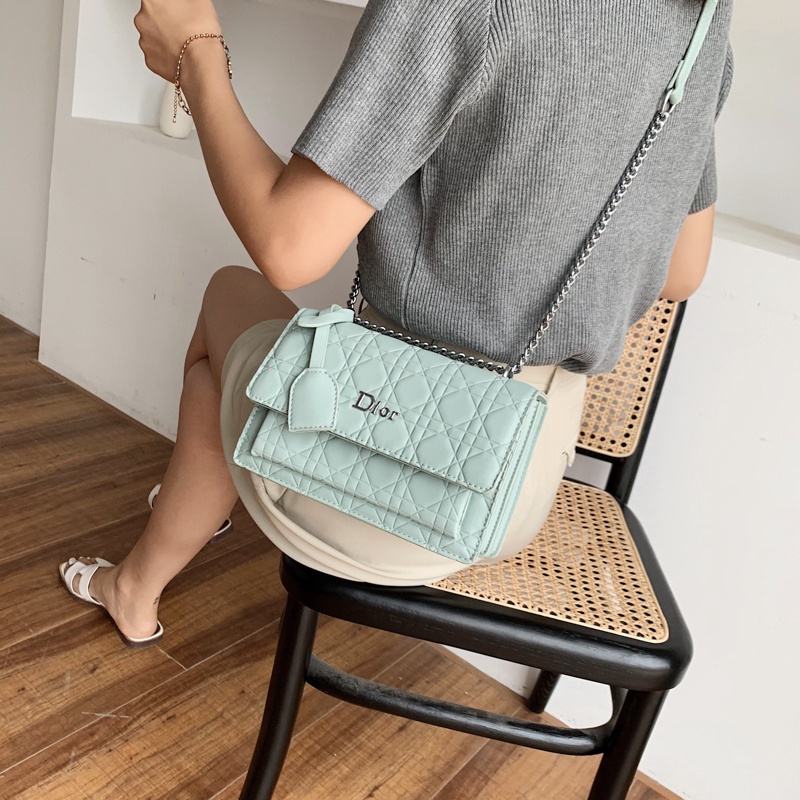 Túi Xách Nữ Đẹp Dây Xích Giá Rẻ Thời Trang Hộp Vuông Hàn Quốc Túi Da Đeo Chéo