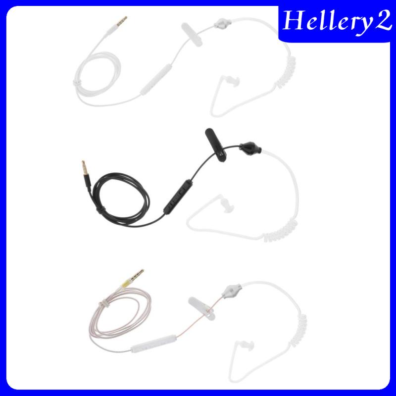 [HELLERY2] Air Tube Monaural In Ear Earphone Anti-radiation Headset 3.5mm