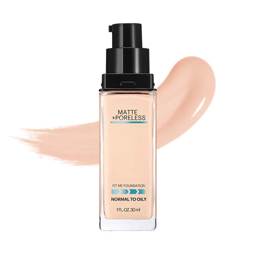 Kem Nền Mịn Nhẹ Kiềm Dầu Fit Me Maybelline New York Matte Poreless Foundation 30ml