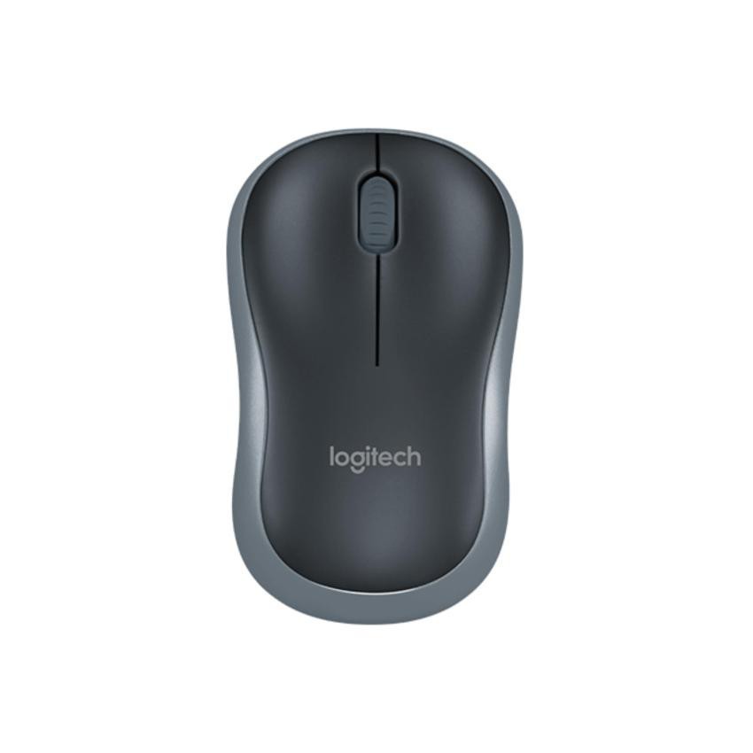 Chuột Máy Tính, Chuột Không Dây LOGITECH M186 Silent Giảm Tiếng Ồn. Hàng Chính Hãng Tặng Kèm Pin AA + Lót Chuột