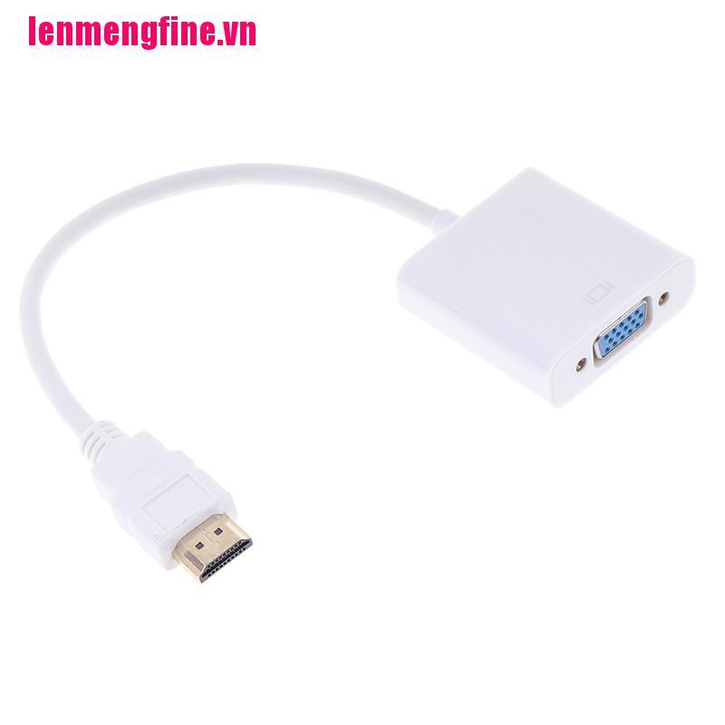 1 Bộ Chuyển Đổi Hdmi Sang Vga Hd 1080p - Màu Trắng