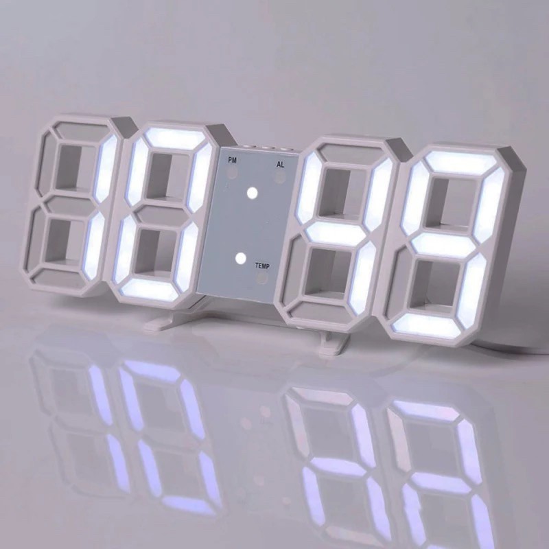 Đồng hồ LED 3D SMART CLOCK treo tường, để bàn &quot;bừng sáng không gian nhà bạn!&quot;...