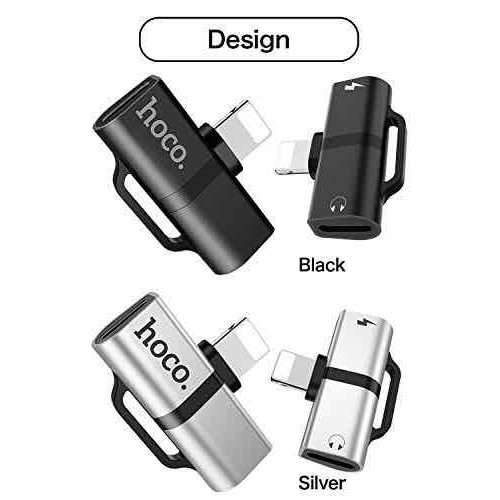 Jack Chuyển Đổi Lightning 2 Cổng Hoco LS20 Dành Cho Các Dòng Iphone 5,6,7,8,x,xs,ip11…
