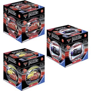 Xếp hình puzzle 3d chủ đề cars 54 mảnh ravensburger - rv119202