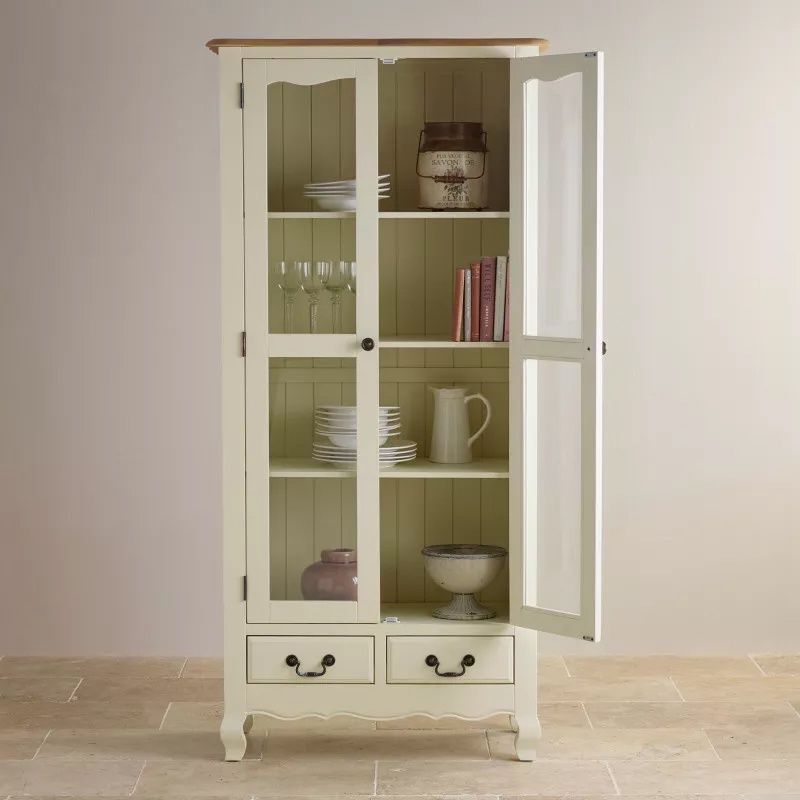 Tủ trưng bày 2 cánh kính Bella gỗ sồi IBIE