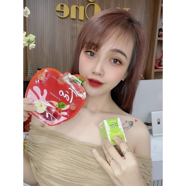 Kẹo Táo Giảm Cân Kaone + Detox Now rau củ thải mỡ + Kẹo Pro xổ mỡ vành ruột , giảm mỡ bụng sau sinh hiệu quả