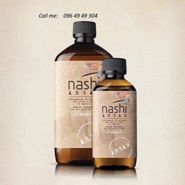 Cặp dầu gội xả Nashi Argan 500ml