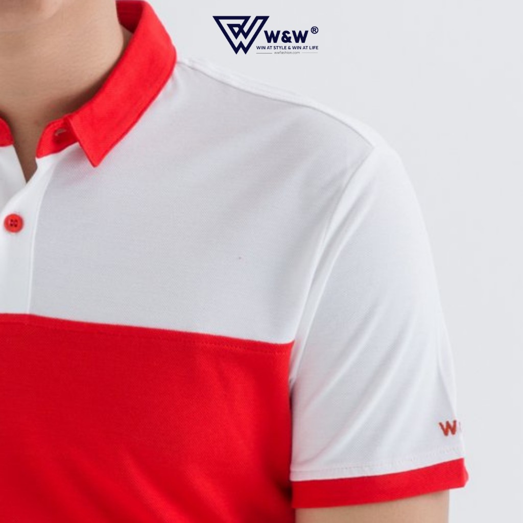 Áo Polo Nam Ngắn Tay Dáng Regular Fit W&amp;W WPO14, Áo Thun Nam Cổ Bẻ, Thiết Kế Trẻ Trung, Co Giãn, Bền Màu