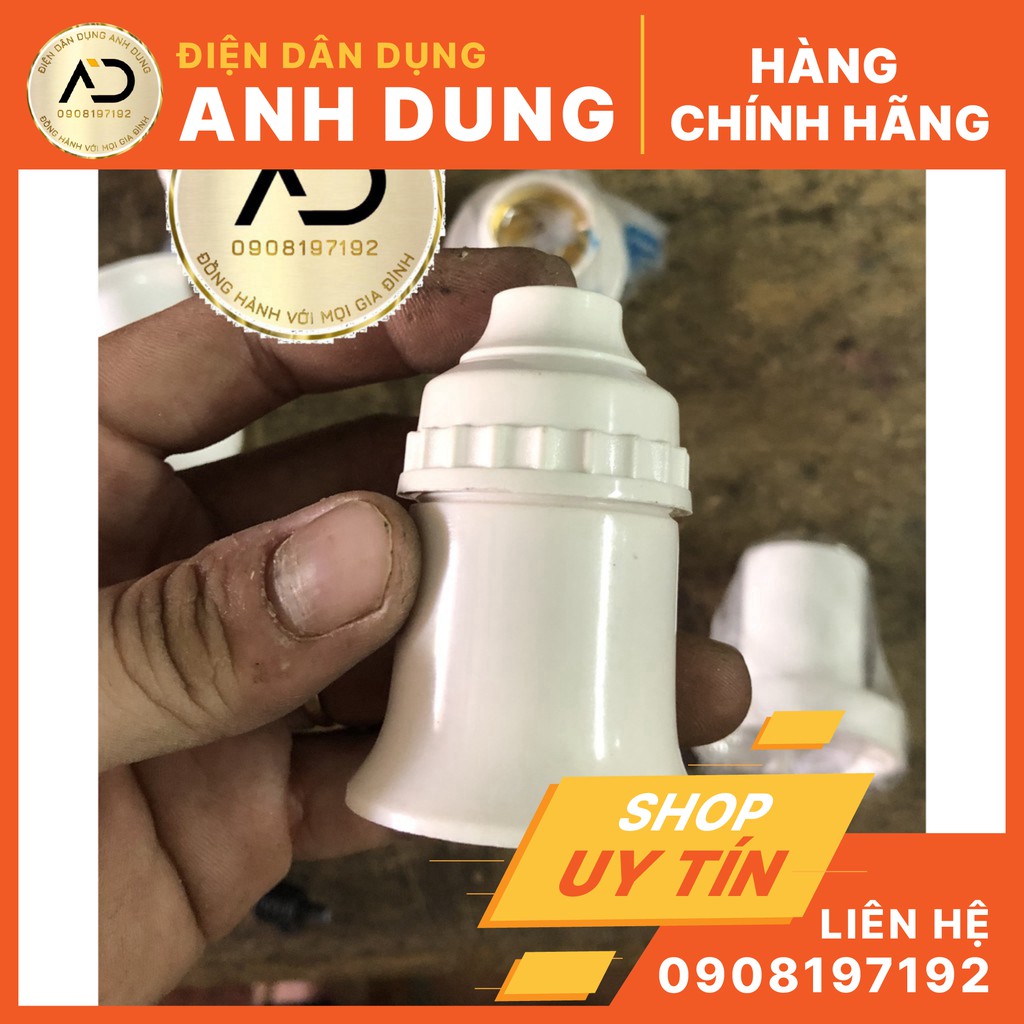 Đuôi đèn-chó đèn bóng E27 các loại - Đuôi đèn ngoài trời chống nước - Đuôi sứ chịu nhiệt