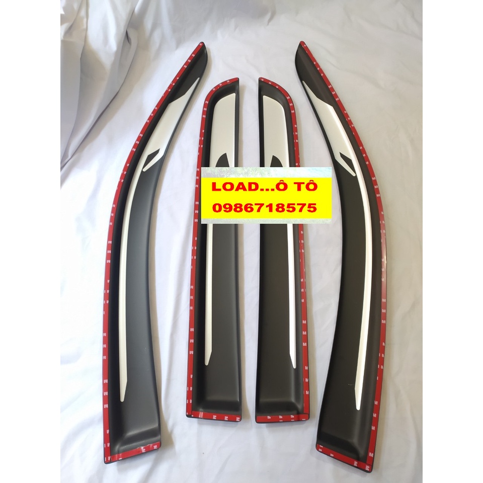 Vè Che Mưa Xe Toyota Hilux 2023-2017 Mẫu Thái 2 Màu Cao Cấp Sơn Gồ