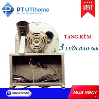 Máy thái hành,tỏi,xả,.. bằng mô tơ đa năng - PT UTHOME - dùng cho nhà hàng, quán ăn, khách sạn và hộ gia đình PT UTIHOME