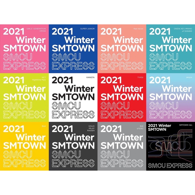 Bộ ảnh mùa đông 2021- SMCU - đủ phiên bản NCT aespa Red Velvet, nguyên seal, có sẵn