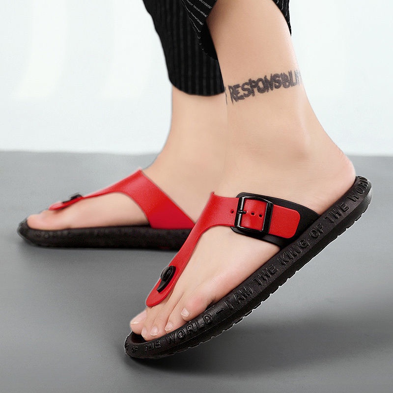 Dép xỏ ngón đế bằng thời trang cho nam
