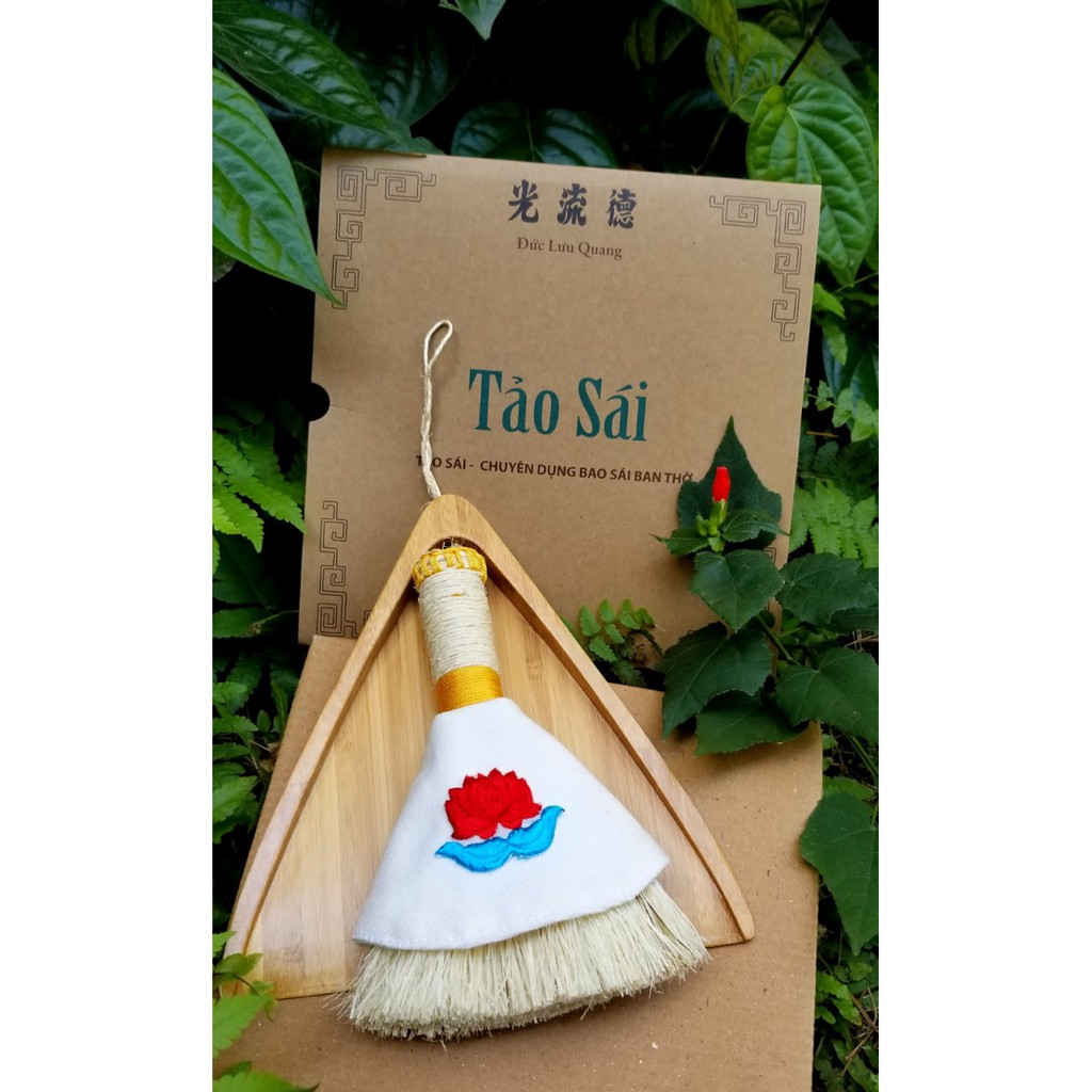 Chổi Quét Bàn Thờ _ Bộ Tảo Sái Cỡ Nhỏ + Bản Hốt