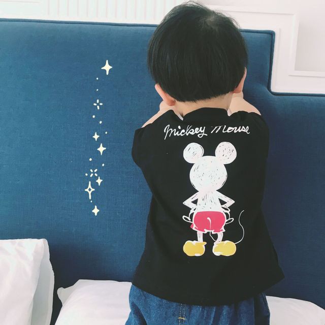 ÁO THUN HÌNH CHUỘT MICKEY CHO BÉ 12 KG - 25 KG