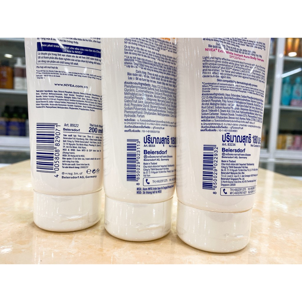 Dưỡng Thể SERUM NIVEA EXTRA WHITE Chính Hãng Công Ty 180ml~200ml | BigBuy360 - bigbuy360.vn
