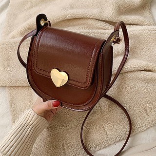 Túi đeo chéo khóa trái tim da pu giá rẻ NEDA764